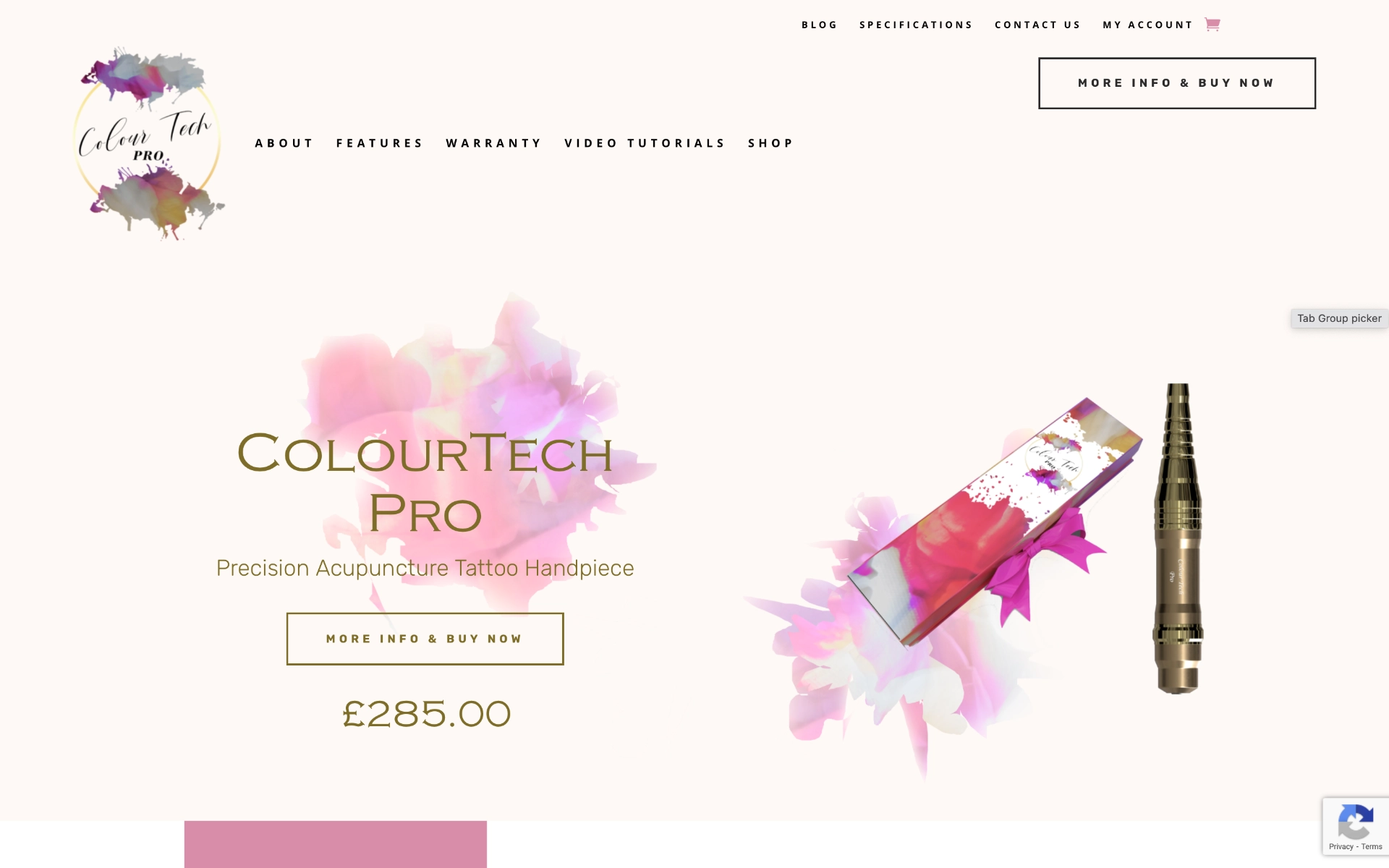 Colour Tech Pro Website Design