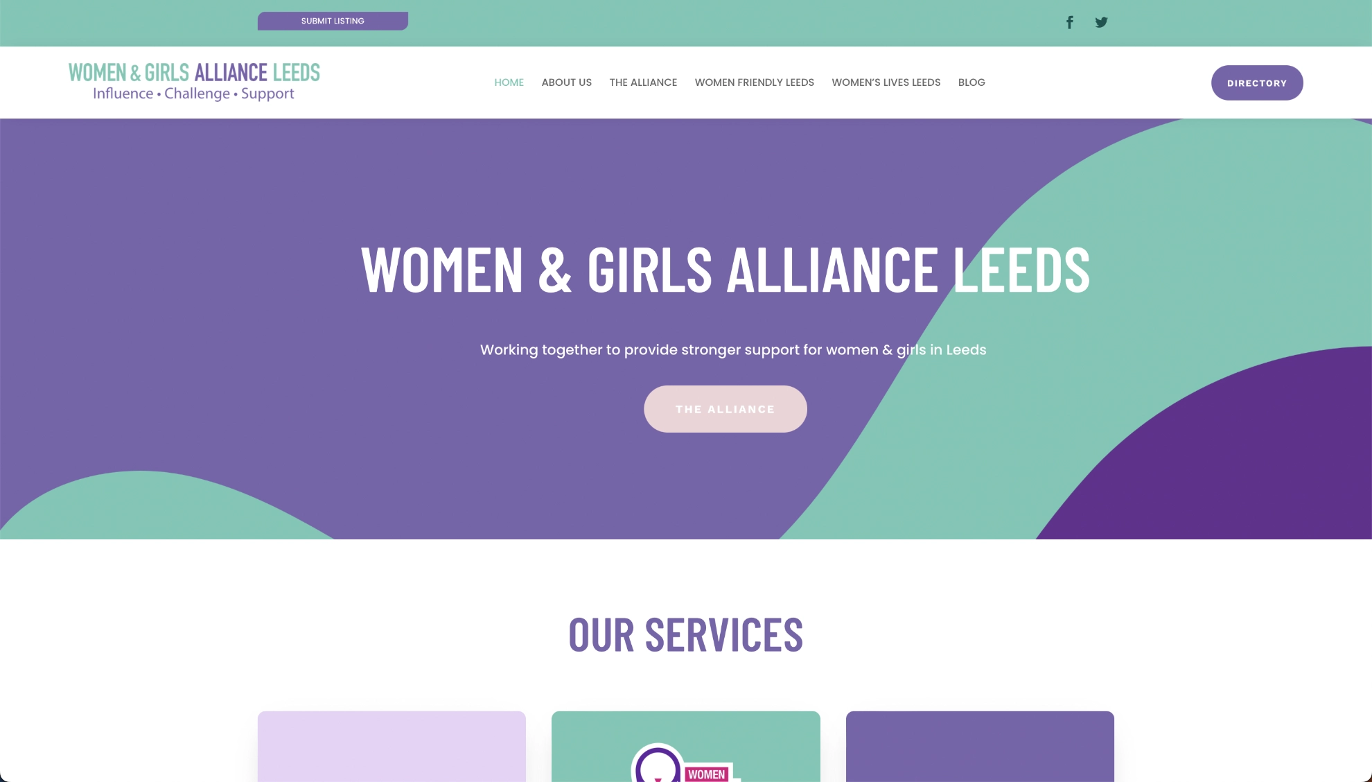 Women & Girls Alliance Leeds Website